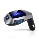 Bluetooth-compatible FM Transmitter X5 Wireless Radio USB-Lad Adapter D0W8 G8D4