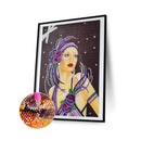 Special Shaped Diamond Painting Partial Drill Noble Lady DIY Picture (Y020)
