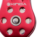 Outdoor Bearing Lifting Climbing Fixed Rope Pulley Equipment (Red) Newly