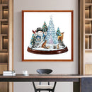 DIY Diamond Painting Christmas Full Round Drill Mosaic Picture Xmas Decoration