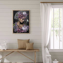 5D DIY Diamond Painting Flower Lady Rhinestone Kit Full Round Wall Craft Arts