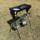 Outdoor Storage Rack Camping Hanging Organizer Hanger Portable Picnic Tripo