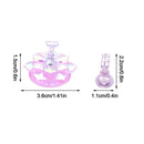 Acrylic Lotus shape Palette Tool Nails Polish Practice Nail Art Display Stand