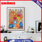 DIY Diamond Painting Pumpkin Bouquet Autumn Specially Shaped Partial Drill (KA454)