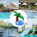 Coconut Tree Inflatable Drink Coasters Beverage Cup Holder Summer Floating