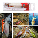 Luminous Squid Jig Fishing Wood Shrimp Lure 10cm Cuttlefish Bait (Style 12)