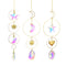 Metal Rainbow Collection Hanging Star Moon Crystal Prisms Home Decor (36)