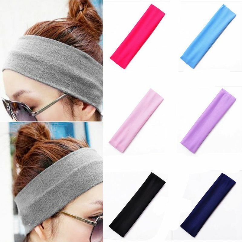 Yoga Hair Bands Stretch Ribbon Headwear Elastic Headbands Sweat Band Hairband