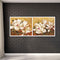 White Flower Oil Paint By Numbers Kits Canvas Picture Wall Art DIY Craft Decor