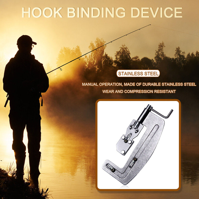 Portable Quick Knot Fishing Device Manual Tying Line Hook Fishhook Fixator Newly
