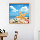 5D Diamond Painting DIY starfish Full Drill Round Wall Picture Newly