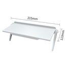 Adjustable Computer Monitor Stand TV Screen Top Storage Shelf (White S)