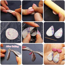 Handmade Polymer Clay Cutters Earring Hooks Baking Mould Earrings Cutters