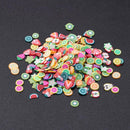 5*500pcs Nail Art Polymer Clay Nails Stickers Manicure Decor Tips (Fruit)