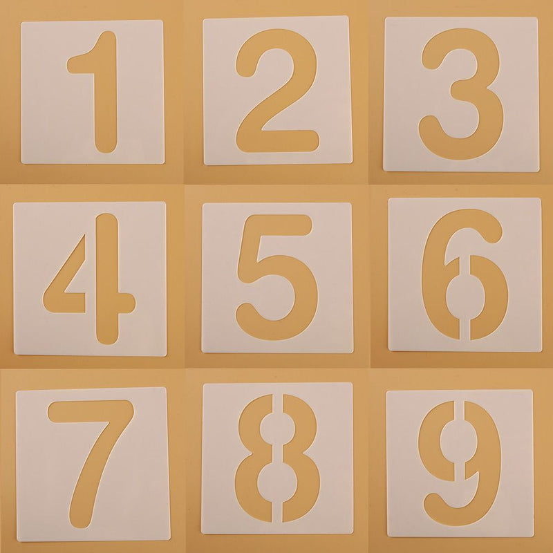 Decorative Layering Stencils Scrapbooking Alphabet Number  Embossing Template