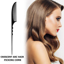 Plastic Arc Fine-tooth Pin Hairdressing Haircut Hair Styling Rat Sharp Tail