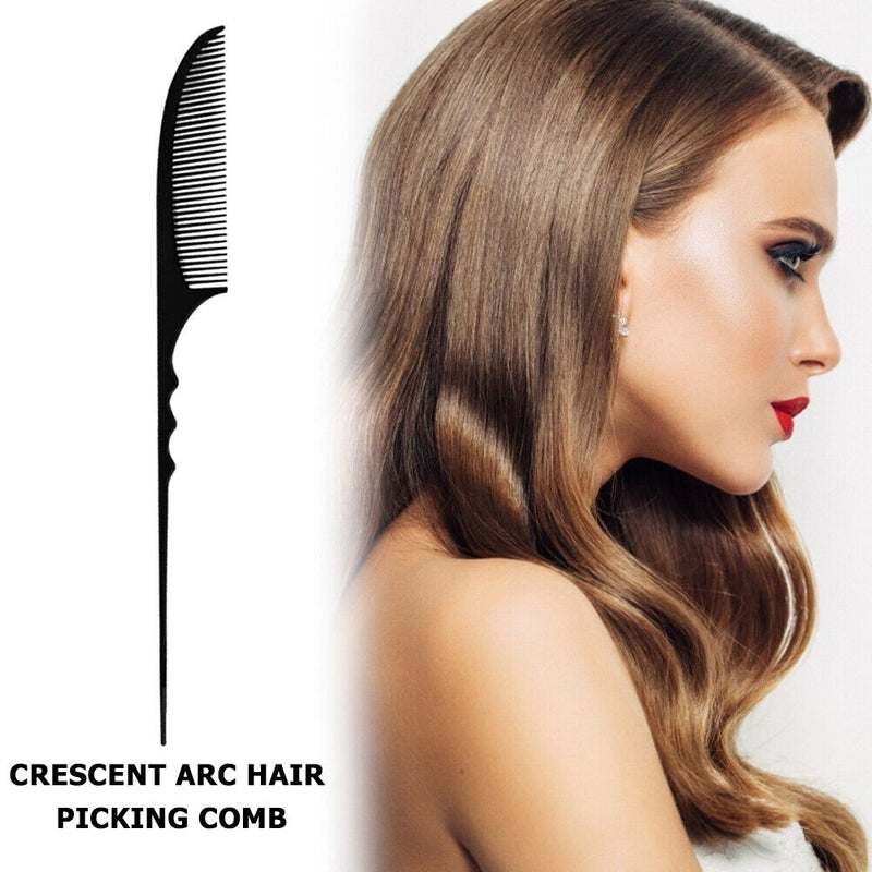 Plastic Arc Fine-tooth Pin Hairdressing Haircut Hair Styling Rat Sharp Tail