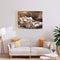 5D DIY Diamond Drawing Elderly Couple Resting Kits Full Square Drill Wall Decor