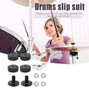 12pcs Drum Set Felt Washers Sleeves Wing Nuts Musical Instruments Drum Accessory