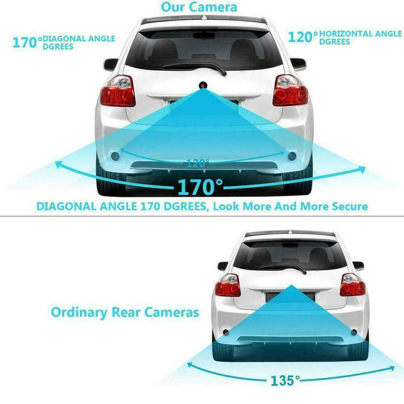 Car Back Up Parking Bullet Camera Rear View Wide Angle Guide ?150mA Vision D2J6
