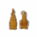 Gnome Casting Mould Keychain Crafting Santa Claus Mold Gnomish Pendants Making