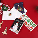 Design Christmas Greeting Card Thank You Cards Xmas Supplies with Envelope