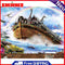 HANGANG 5D Diamond Painting by Numbers Kit, Diamond Animal Series, Square, Ku