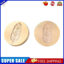 Plants Flower Wax Sealing Stamp Head Round Copper Stamps w/o Handle (ZR037)