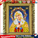 5D DIY Round Drill Diamond Painting Religious Cross Stitch Kit (A) L835 Newly