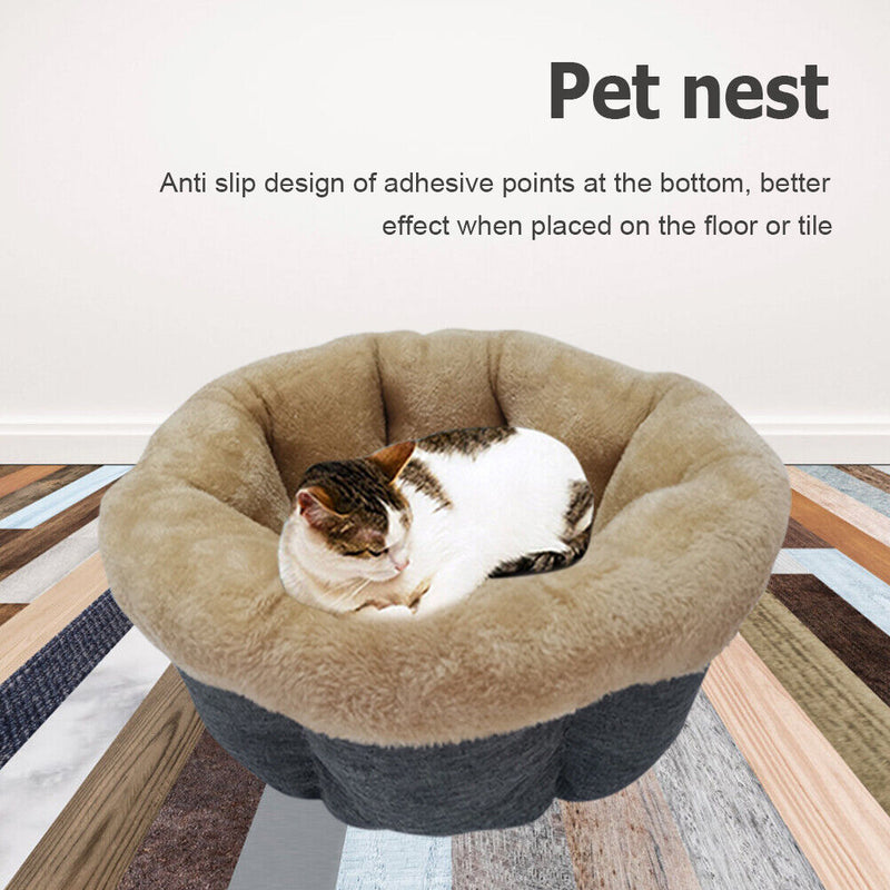 Cute Cake Shaped Cat Kennel Anti Slip Plush Cat Dog Bed Comfortable Pet Produ