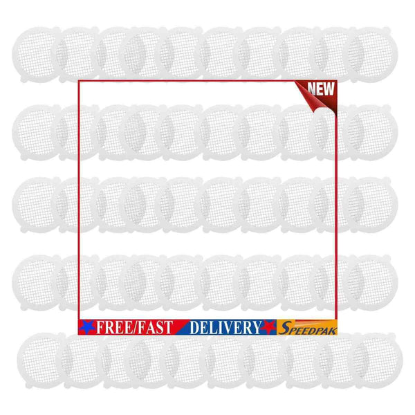 Drain Hair Catchers Set 30 / 50 Pieces Hair Drain Catcher for Bathtub Bathr #F