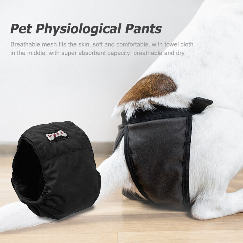 #A Female Dog Physiological Pants Absorbent Diapers Washable Soft Dogs Shorts