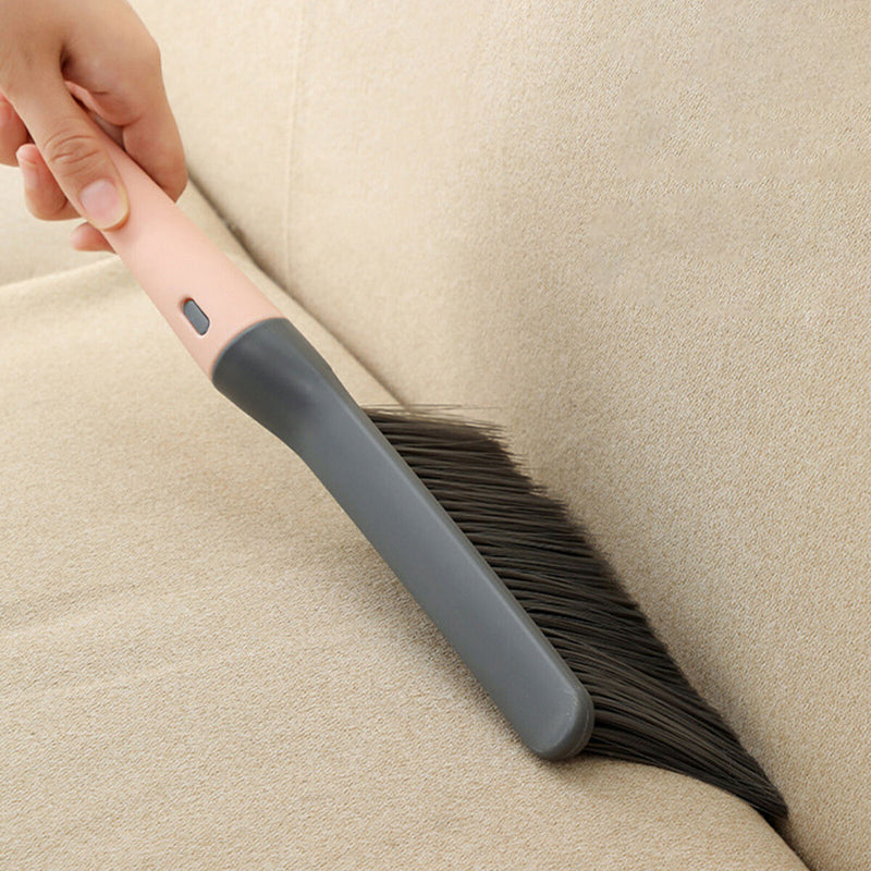 Soft Cleaning Brush - Long Handle Bed Sheets Debris Cleaning Brush (Pink)