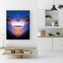 5D DIY Heart Shaped Waves Drawing Full Round Drill Diamond Painting Artwork Kit