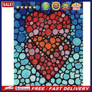 5D DIY Crystal Diamond Painting Love Heart Full Round Drill Mosaic Art Pict