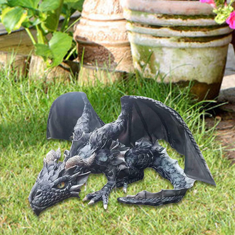 Dragon Statue Halloween Dragon Sculpture Decor Combat Dragon Gifts for Friends