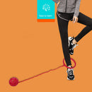 Kids Bouncing Balls One Foot Flashing Jumping Rope Ball Ankle Skip Swing Ball