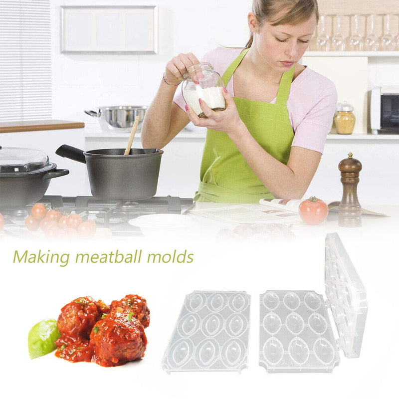 9 Holes Meatball Maker DIY Meatloaf Mold Desserts Cake Meat Processor Tools