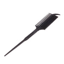 Two Sides Dye Comb Brush Black Barber Tinting Hair Dye Hair Plastic Tool
