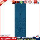 Portable Double Layer Printed Yoga Towel Quick Drying Pilates Towels (B) Newly