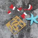 Christmas Clothes Set Metal Cutting Dies Stencils DIY Embossing Card Decor-
