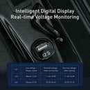Car Fm Transmitter Bluetooth 5.0 Aux Hands-free Wireless DC12-24 Dual Usb M7R6