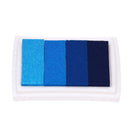 4 Colors Gradient Inkpad DIY Stamp Colored Ink Pad Printing Stationery(1) Newly
