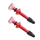 1pc MTB Road Bike Presta F/V Tubeless Tire Valve for Carbon Rim (Red)