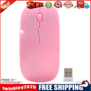 Optical Wireless Mouse 2.4G Receiver Ultra-thin for Computer PC pink