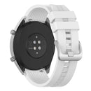 Soft Silicone Wristband Strap for Huawei Watch GT 2 GT Honor Magic (White)