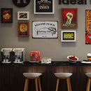 Fishing Club Sheet Metal Drawing Metal Painting Tin Wall Home Poster Room Sign