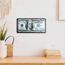 Retro 100 Dollars Metal Plate Painting for Bar Pub Tin Plaques Wall Sign