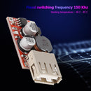 10*DC-DC Step Down Car Charger Power Module 9/12/24V to 5V3A USB Buck Board
