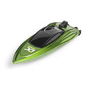 2.4GHz RC Boat High Speed LED Lights Waterproof Electric Ship Toys (Green)